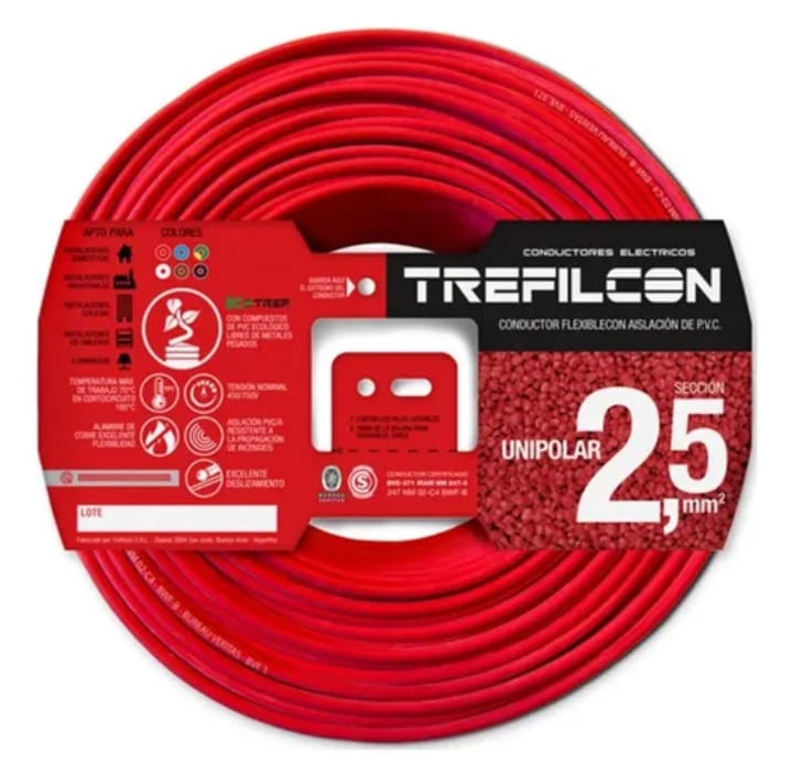 Cable unipolar 2,5 mm²